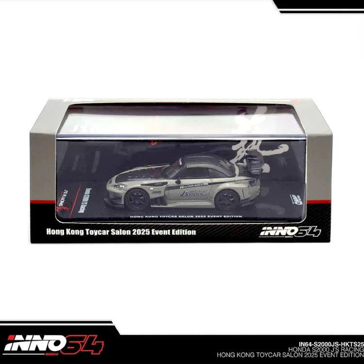 INNO64 HONDA S2000 J'S Racing Hong Kong Toy Car Salon 2025 1:64 box