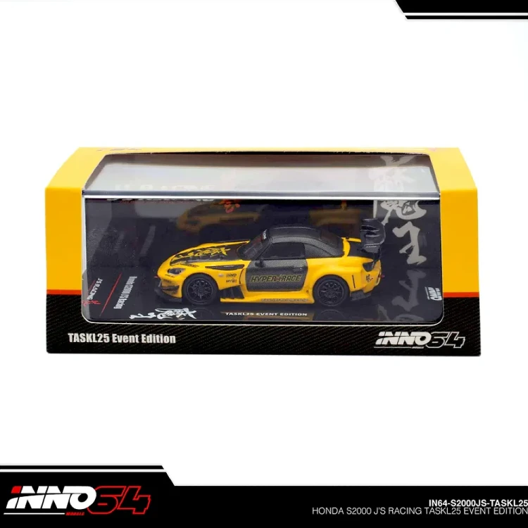 INNO64 J’s Racing x Hyper Race Motorsport Honda S2000mTokyo Auto Salon 2025 1:64 box