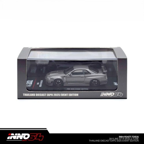 INNO64 Skyline GT-R R34 Z-Tune Thailand Diecast Expo 2025 Event Edition TDE 2025 Show Exclusive 1:64 gablotka