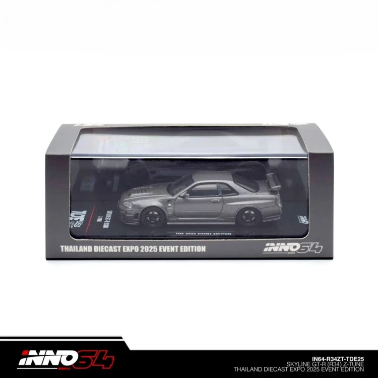 INNO64 Skyline GT-R R34 Z-Tune Thailand Diecast Expo 2025 Event Edition TDE 2025 Show Exclusive 1:64 gablotka