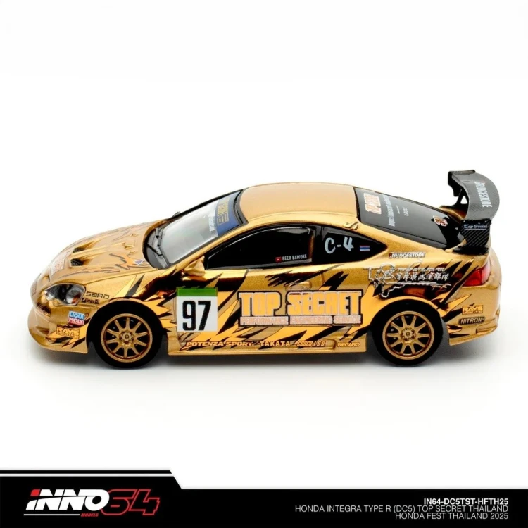 NNO64 HONDA INTEGRA Type R DC5 TOP SECRET Thailand Honda Fest Thailand 2025 1:64 bok