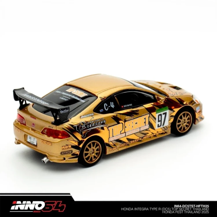 NNO64 HONDA INTEGRA Type R DC5 TOP SECRET Thailand Honda Fest Thailand 2025 1:64 tył