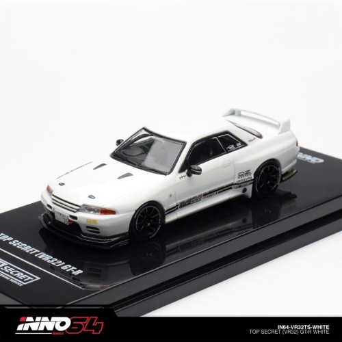INNO64 Nissan Skyline GT-R R32 Top Secret white 1:64 przód