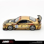 INNO64 Nissan Silvia S15 TOP SECRET D1GP Gold 1:64 bok