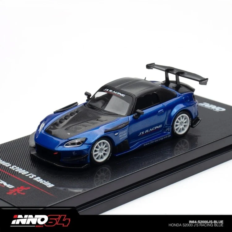INNO64 Honda S2000 J'S RACING blue 1:64 przód