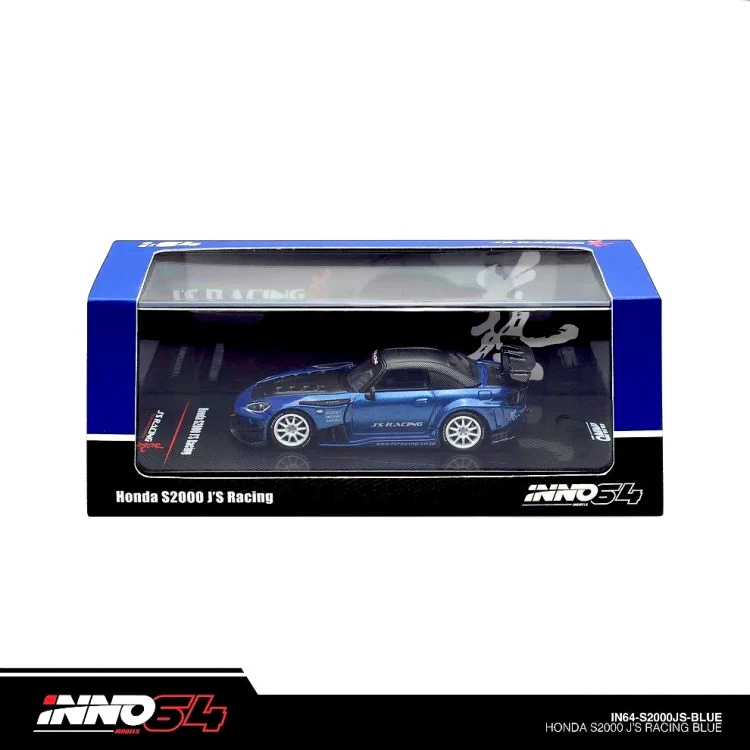 INNO64 Honda S2000 J'S RACING blue 1:64 box