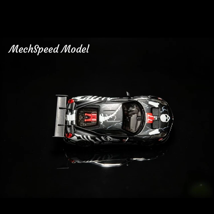 Mechspeed LB 458 GT Matte Black Bone Dragon livery Resin 1:64 góra