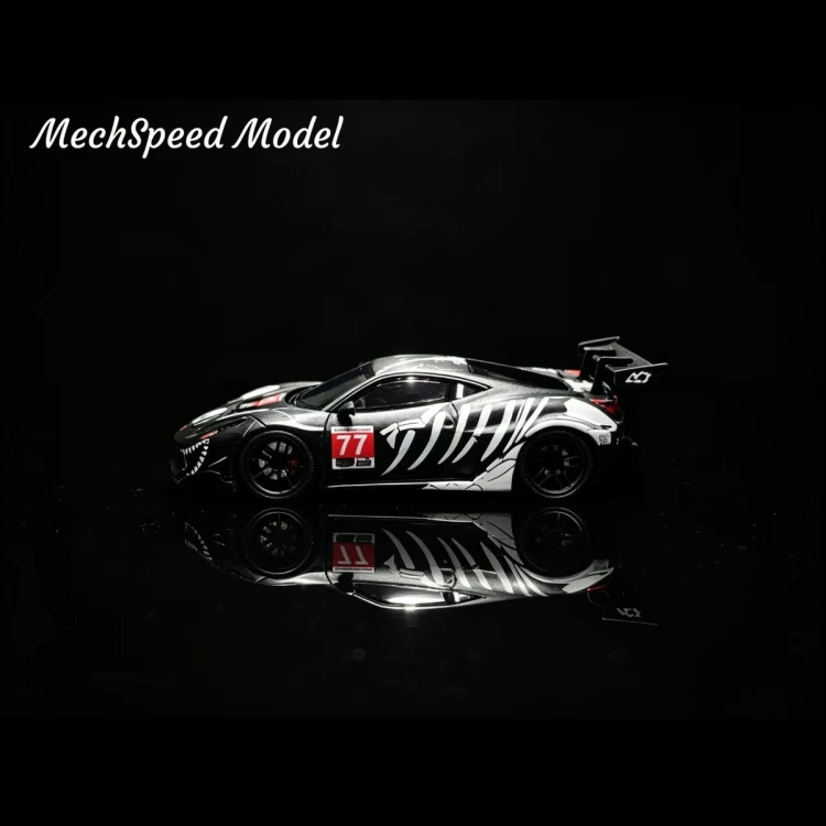 Mechspeed LB 458 GT Matte Black Bone Dragon livery Resin 1:64 bok