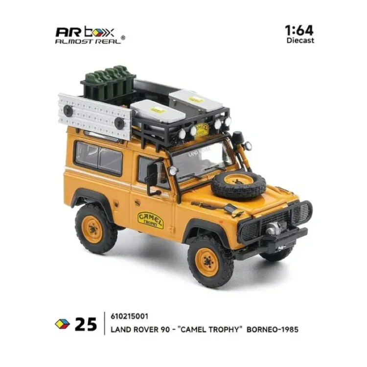 Almost Real Land Rover Defender 90 Camel Trophy – Borneo 1985 1:64 bod detal