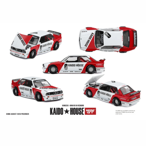 Kaido House BMW M3 (E30) KH Redboro 1:64 przód