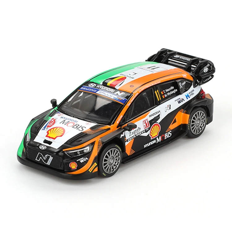 MINI GT Hyundai i20 N Rally1 #11 2023 Rally Croatia Power Stage Winner 1:64 przód