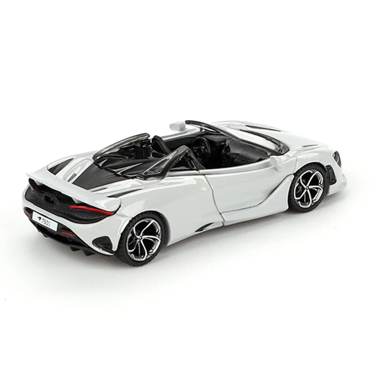 MINI GT McLaren 750S Spider Cirrus Grey 1:64 tył