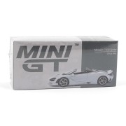 MINI GT McLaren 750S Spider Cirrus Grey 1:64 box