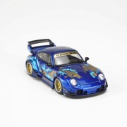 Motorhelix Porsche RWB 993 Royal Ocean 1:64 góra
