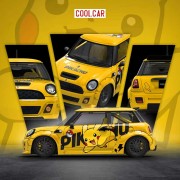Cool.Car Mini Cooper Pikachu Livery 1:64 przód