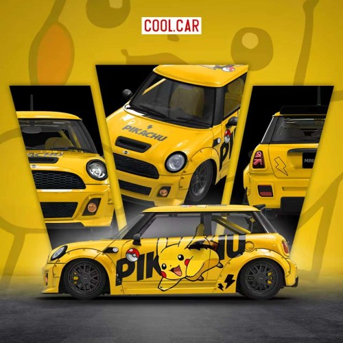 Cool.Car Mini Cooper Pikachu Livery 1:64 przód