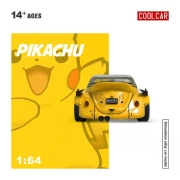 Cool.Car Volkswagen Beetle Pikachu livery 1:64 tył