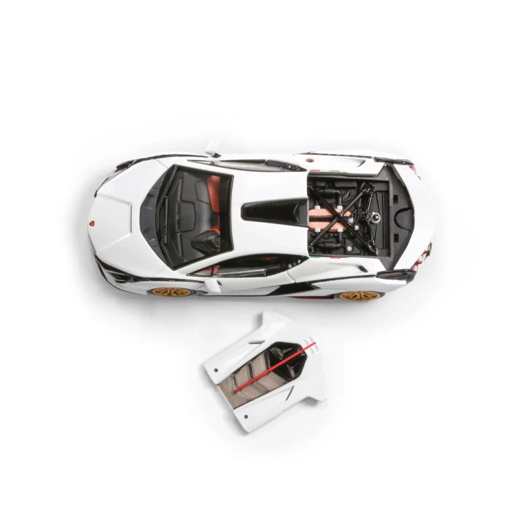 HH Toys Lamborghini Sián FKP 37 White 1:64 góra