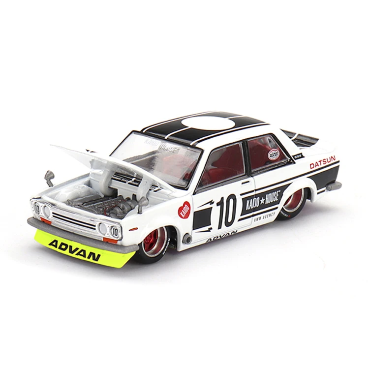 Kaido House Datsun 510 Street Team XMM V1 1:64 przód detal