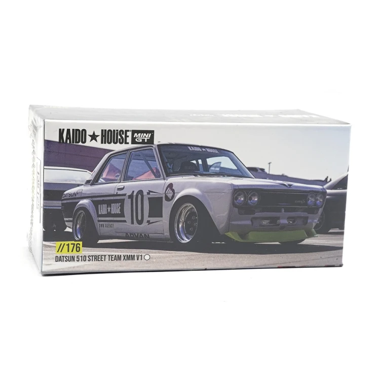 Kaido House Datsun 510 Street Team XMM V1 1:64 box