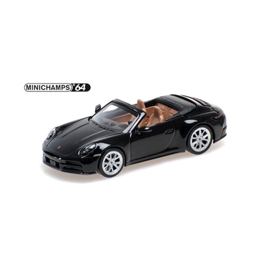 Minichamps Porsche 911 992.2 Carrera Cabriolet 2025 Black 1:64 przód