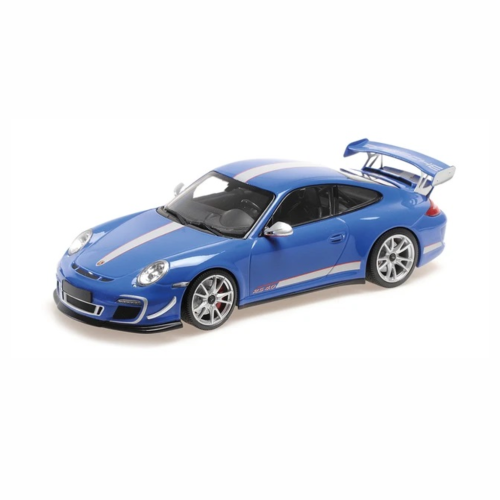 Minichamps PORSCHE 911 GT3 RS 4.0L COUPE 2011 BLUE 1:64 przód