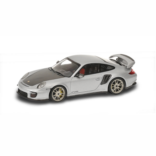 Minichamps PORSCHE 911 997-2 GT2 RS COUPE 2010 SILVER 1:64 przód