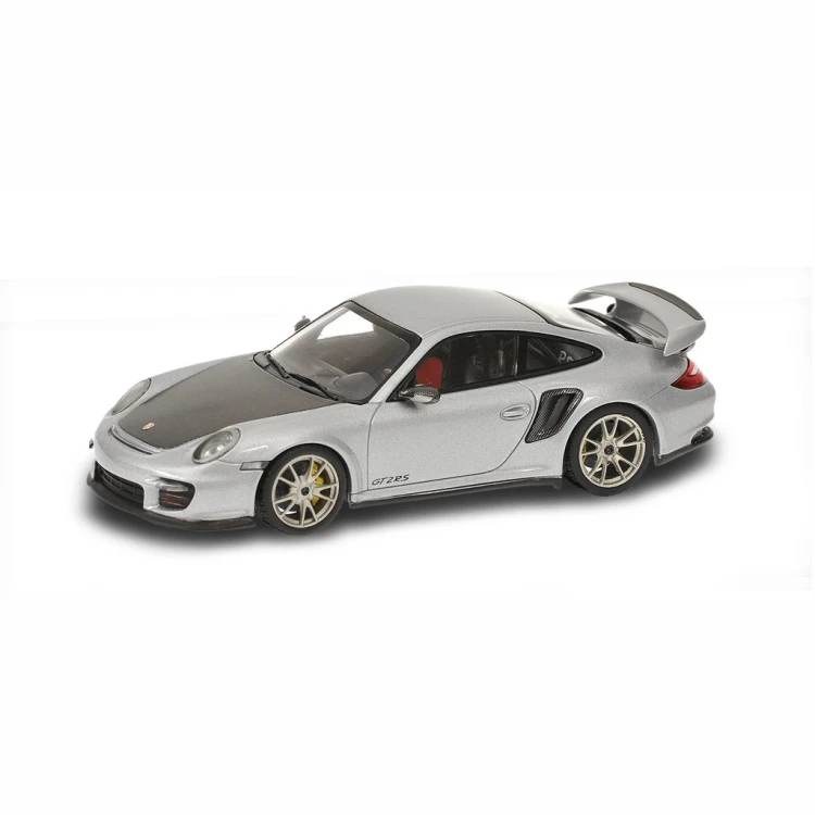 Minichamps PORSCHE 911 997-2 GT2 RS COUPE 2010 SILVER 1:64 przód