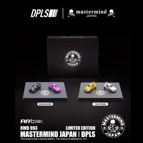 DPLS × Mastermind Japan x ARbox Porsche RWB 993 Zestaw 1:64 zestaw