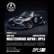 DPLS × Mastermind Japan x ARbox Porsche RWB 993 Zestaw 1:64 front