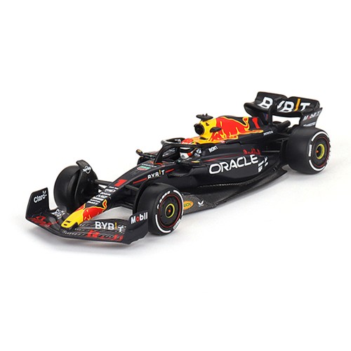 MINI GT Oracle Red Bull Racing RB19 #1 Max Verstappen 2023 F1 2023 Bahrain GP Winner 1:64 przód