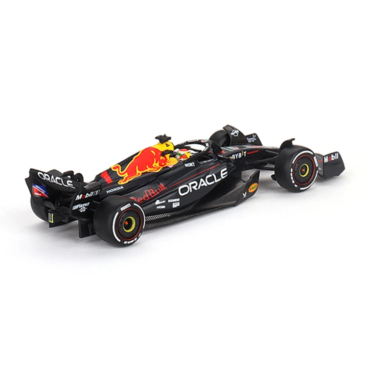 MINI GT Oracle Red Bull Racing RB19 #1 Max Verstappen 2023 F1 2023 Bahrain GP Winner 1:64 tył