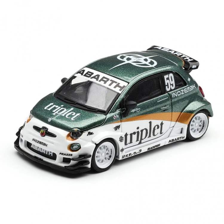 MINI GT Abarth 595 LB-WORKS Tyson Yoshi TY Edition 1:64 przód