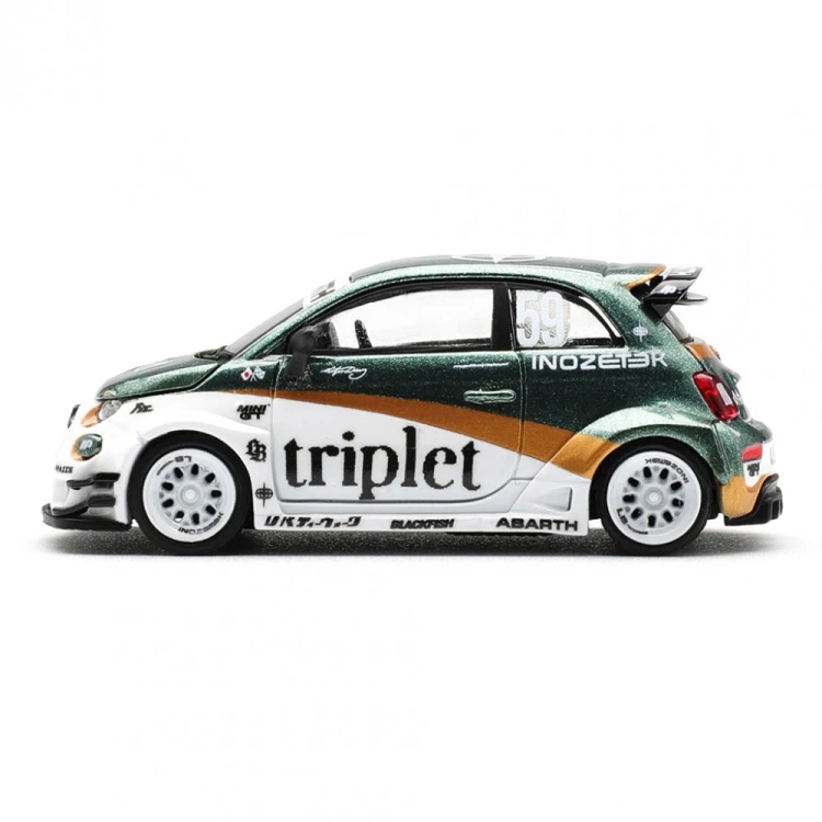 MINI GT Abarth 595 LB-WORKS Tyson Yoshi TY Edition 1:64 bok