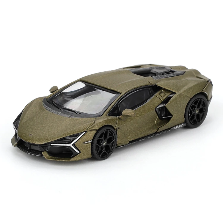 MINI GT Lamborghini Revuelto Verde Gea Matte 1:64 przód