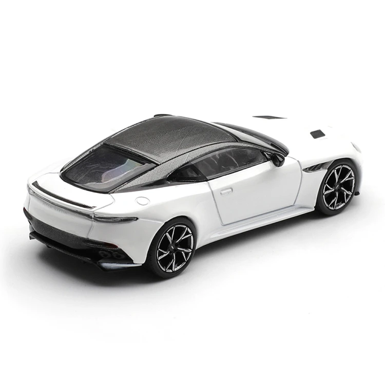 MINI GT Aston Martin DBS Stratus White 1:64 tył