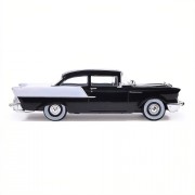IXO America 1957 Chevrolet One-Fifty Sedan black white 1:64 bok