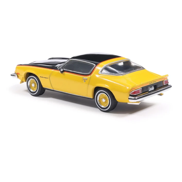 IXO America 1976 Chevrolet Camaro Rally Sport yellow black 1:64 tył