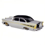 IXO America 1957 Chevrolet Bel Air Lowrider grey 1:64 tył