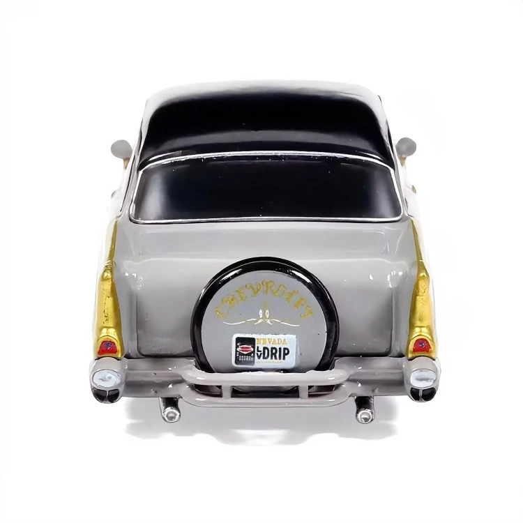 IXO America 1957 Chevrolet Bel Air Lowrider grey 1:64 back