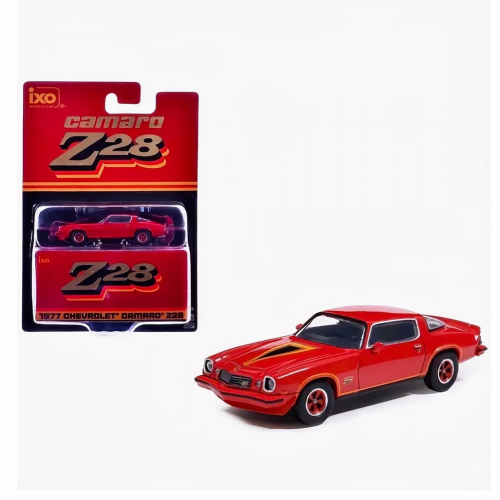 IXO America 1977 Chevrolet Camaro Z 28 red 1:64 przód