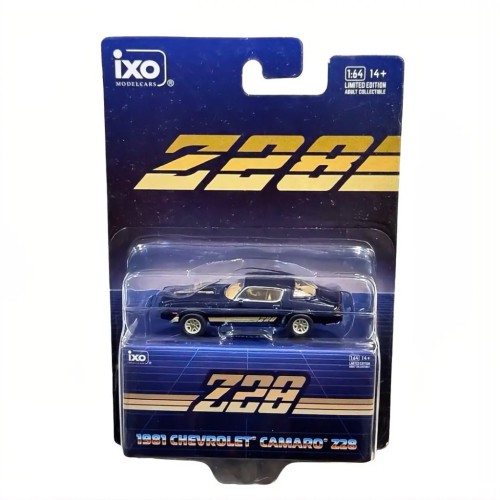 IXO America 1981 Chevrolet Camaro Z 28 Dark Blue 1:64 blister