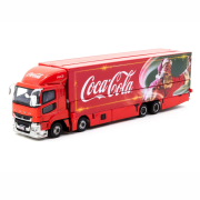 Tarmac Works Mitsubishi Fuso Super Great Coca-Cola Santa Truck 1:64 przód