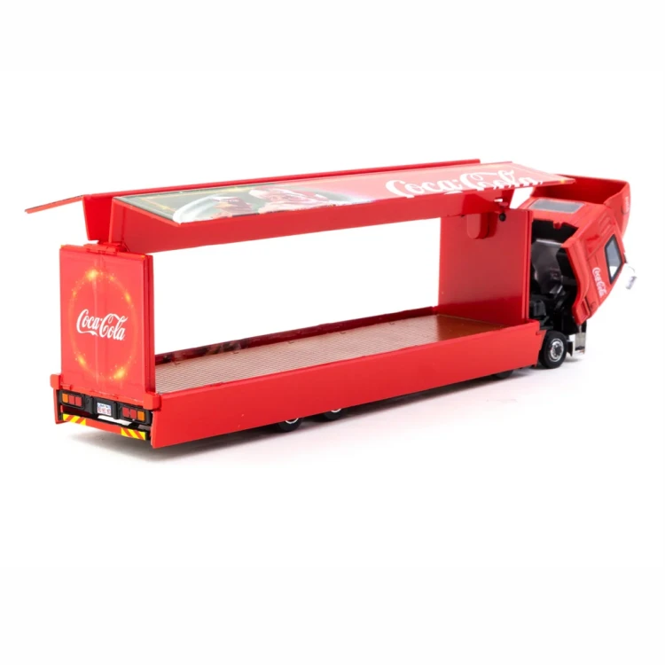 Tarmac Works Mitsubishi Fuso Super Great Coca-Cola Santa Truck 1:64 tył