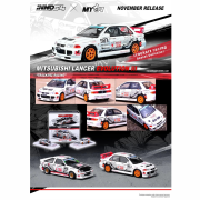 INNO64 Mitsubishi Lancer Evolution III TRACKERZ RACING 1:64 plakat