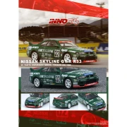 INNO64 NISSAN SKYLINE GT-R R33 #32 PRINCE CHIBA FALKEN 1:64 plakat