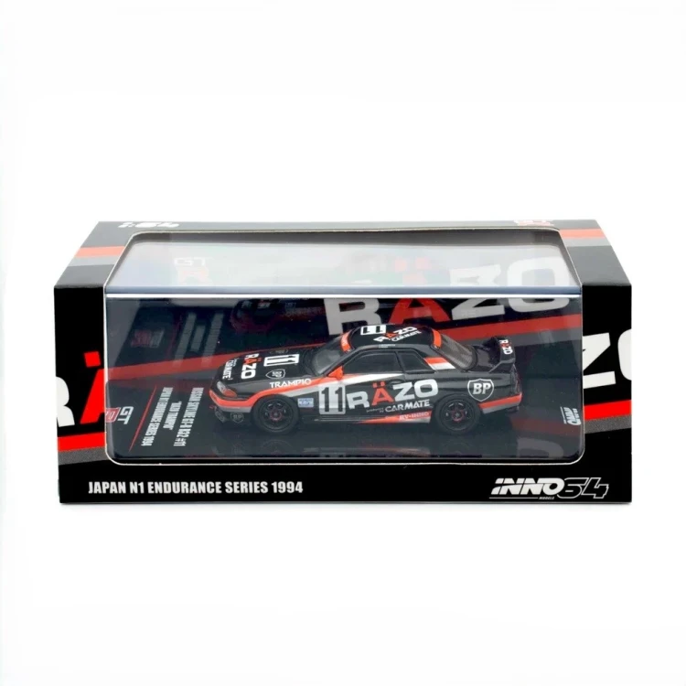 INNO64 NISSAN SKYLINE GT-R R33 #11 RAZO TRAMPIO 1:64 box
