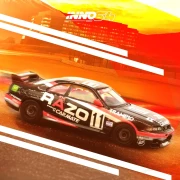 INNO64 NISSAN SKYLINE GT-R R33 #11 RAZO TRAMPIO 1:64 plakat 2