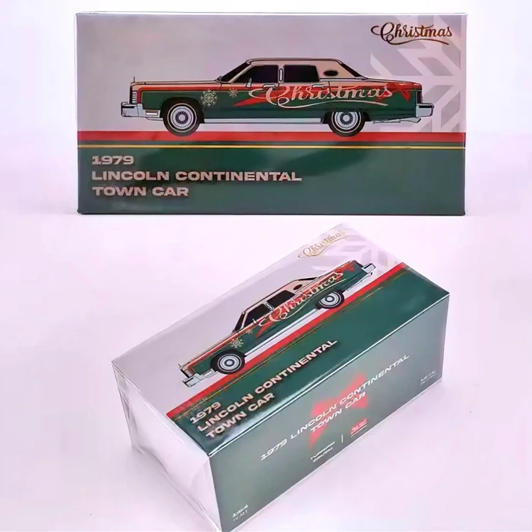 Sun Star 1979 Lincoln Continental Town Car Christmas Special Edition 1:64 box