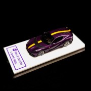 TOC Ferrari 812 Competizione HK Purple Resin 1:64 bok